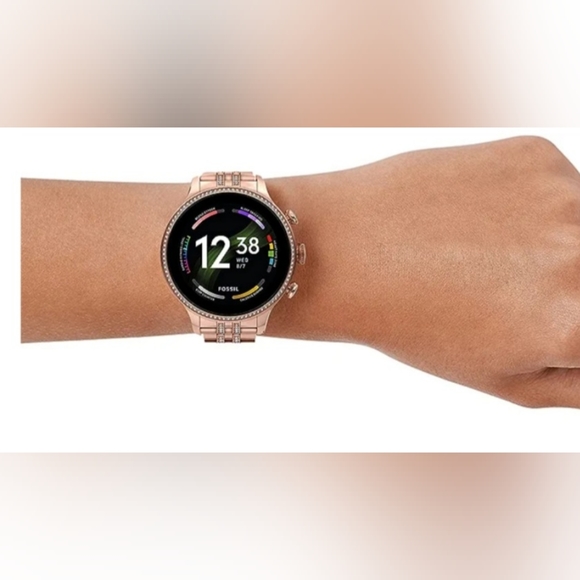 Fossil Gen 6 42mm Rose gold smartwatch - Picture 2 of 8